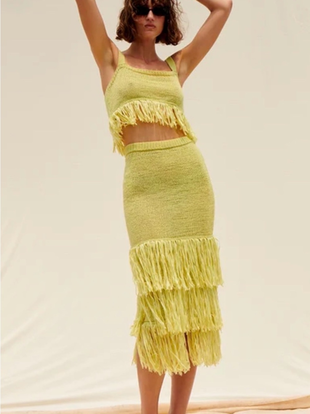 SAYLOR Shanda Midi Skirt and Crop Set
